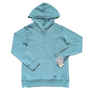 3/$20 NEW Oshkosh Hooded Long Sleeve Top Teal Green Boys Size 12 Hoodie Tshirt